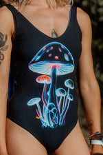 Blue Mushroom Reversible Swimsuit