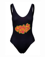 RAVE IT IN BLACK REVERSIBLE SWIMSUIT