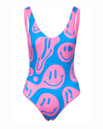 TWISTED SMILEY REVERSIBLE SWIMSUIT