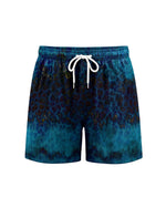 Ocean Blue Fade Swim Shorts