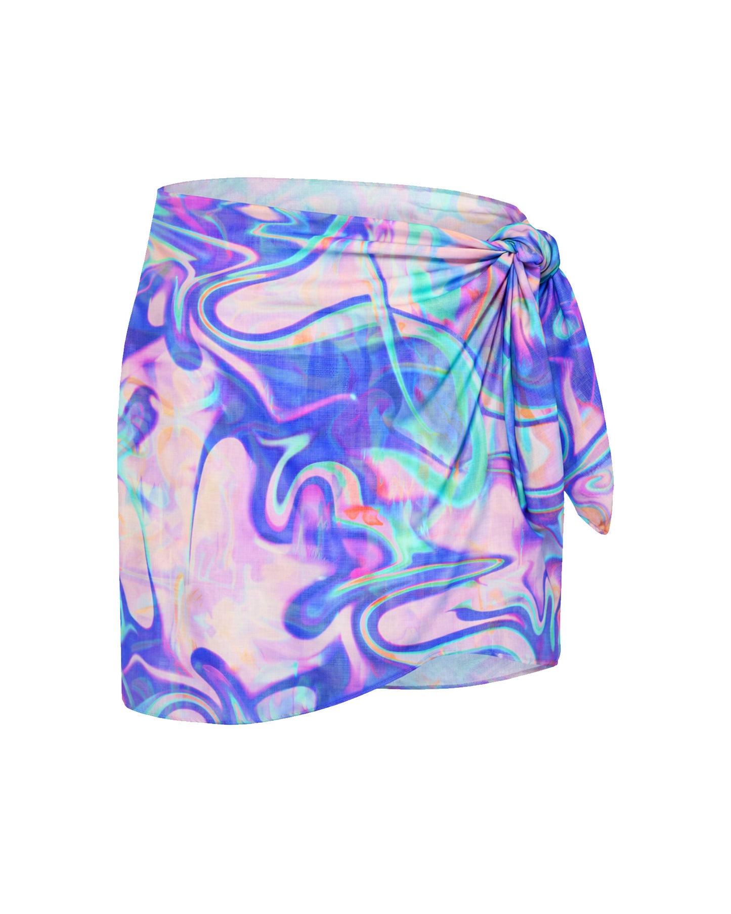 Womens_Swimwear_Kalaia_Glitch_Blue_Abstract_Pattern_Cover-up