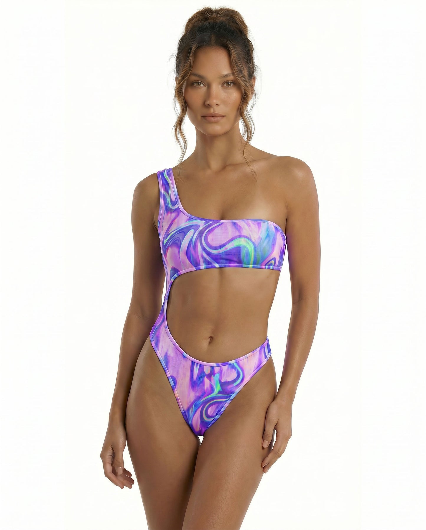 Womens_Swimwear_Kalaia_Glitch_Blue_Abstract_Pattern_Trikini_front