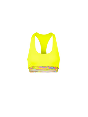 Kalaia Neon Sport Top