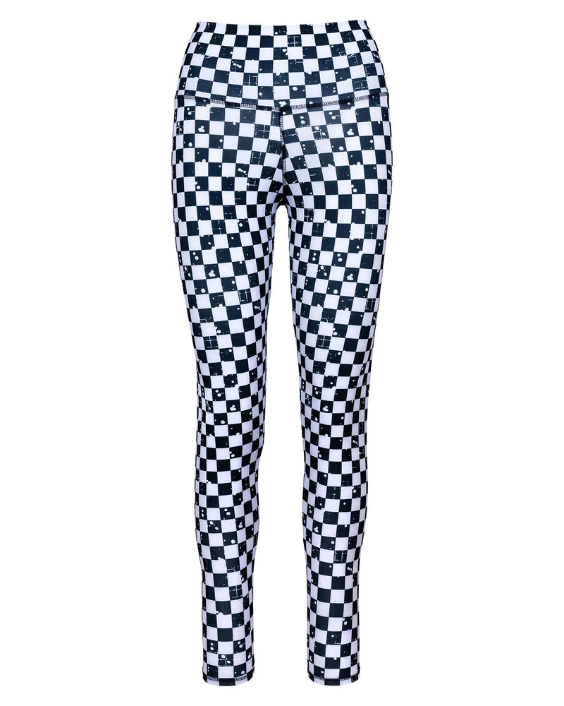 Checker's Hell High Waist Leggings
